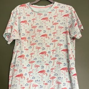 Denim & Flower Mint Green Tee